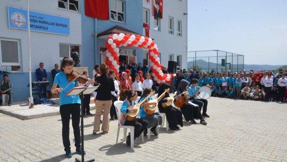 Kuşu N. Bayram İlk-Orta Okulu ve Kuşu Şehit Uzman Çavuş Sabit Demirtaş Erkek Öğrenci Pansiyonu açılışı