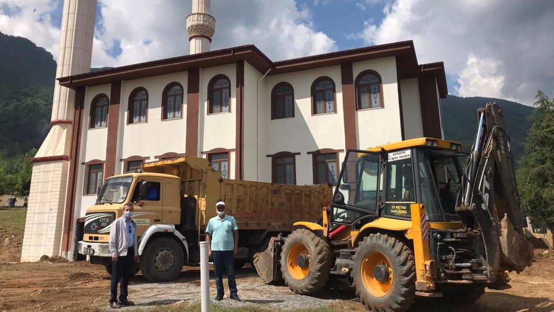 İlçe Milli Eğitim Müdürümüz Mehmet ŞİRİKÇİ İmam Hatip Lisesi Uygulama Camii inşaatını ziyaret etti.