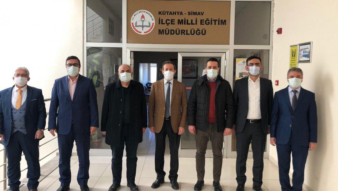 Simav TSO Başkanı Şeref Kazcıoğlu ve Özel Şeref Koleji Yönetim Kurulu Başkanı İsmet Kazcıoğlu Şube Müdürlerimize İlçemize Hoşgeldiniz ziyaretinde bulundular.