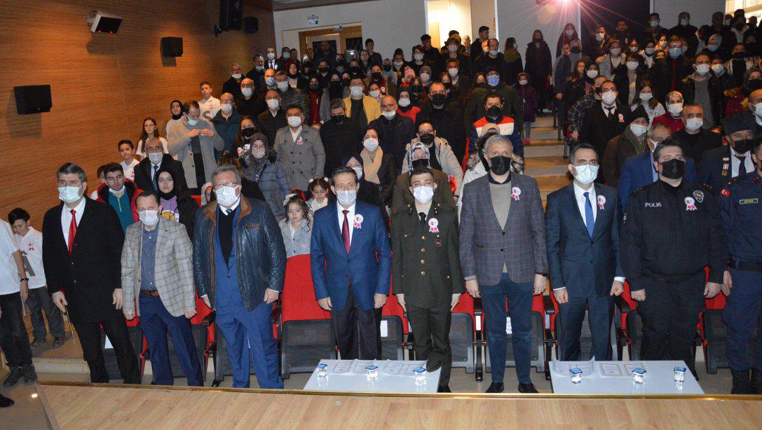 12 Mart İstiklal Marşı'nın Kabulünün 101. Yıl Dönümü ve Mehmet Akif Ersoy'u Anma Günü Kutlama Programı Yapıldı