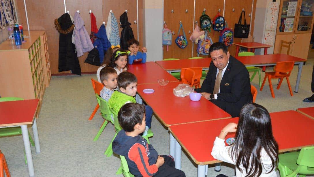 İlçe Milli Eğitim Müdürümüz İsmail Güven Yusuf Koyuncuoğlu İlkokulu'nu ziyaret etti.