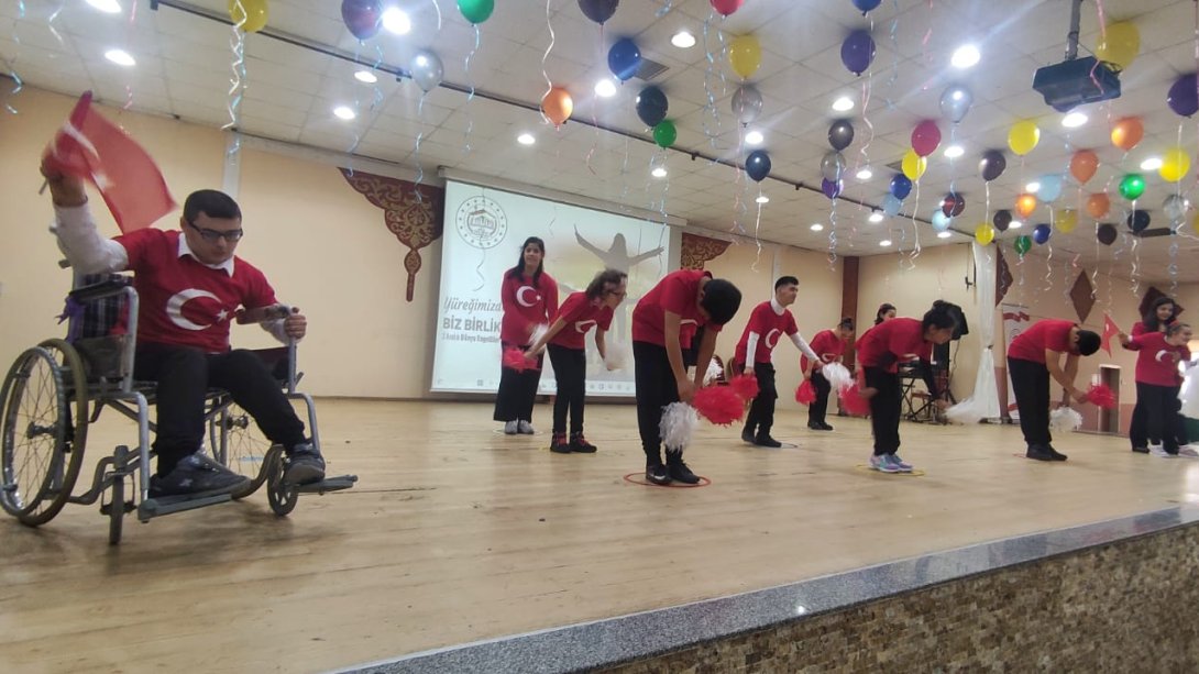 3 Aralık Dünya Engelliler Günü'nü Engel Tanımayan Çocuklarımızla Birlikte Coşku ve Gururla Kutladık.