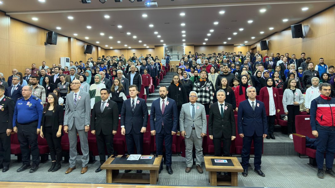 12 Mart İstiklal Marşı´nın kabulü ve Mehmet Akif ERSOY´u Anma Günü programı düzenlendi.