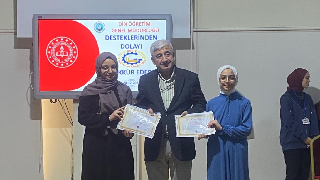 Genç Muhafızlar, Genç Nida Hafızlık ve Kur'an-ı Kerim-i Güzel Okuma yarışmaları Gediz Anadolu İmam Hatip Lisesinde Gerçekleşti.